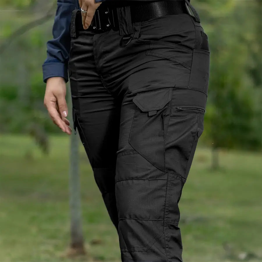 Pantalon Tactico Cargo 10 Bolsillos Negro – Warriors Colombia