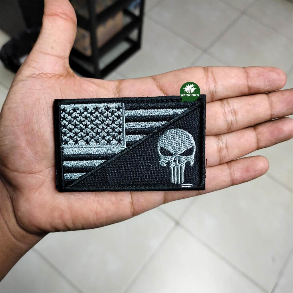 Parche Punisher y Escudo US