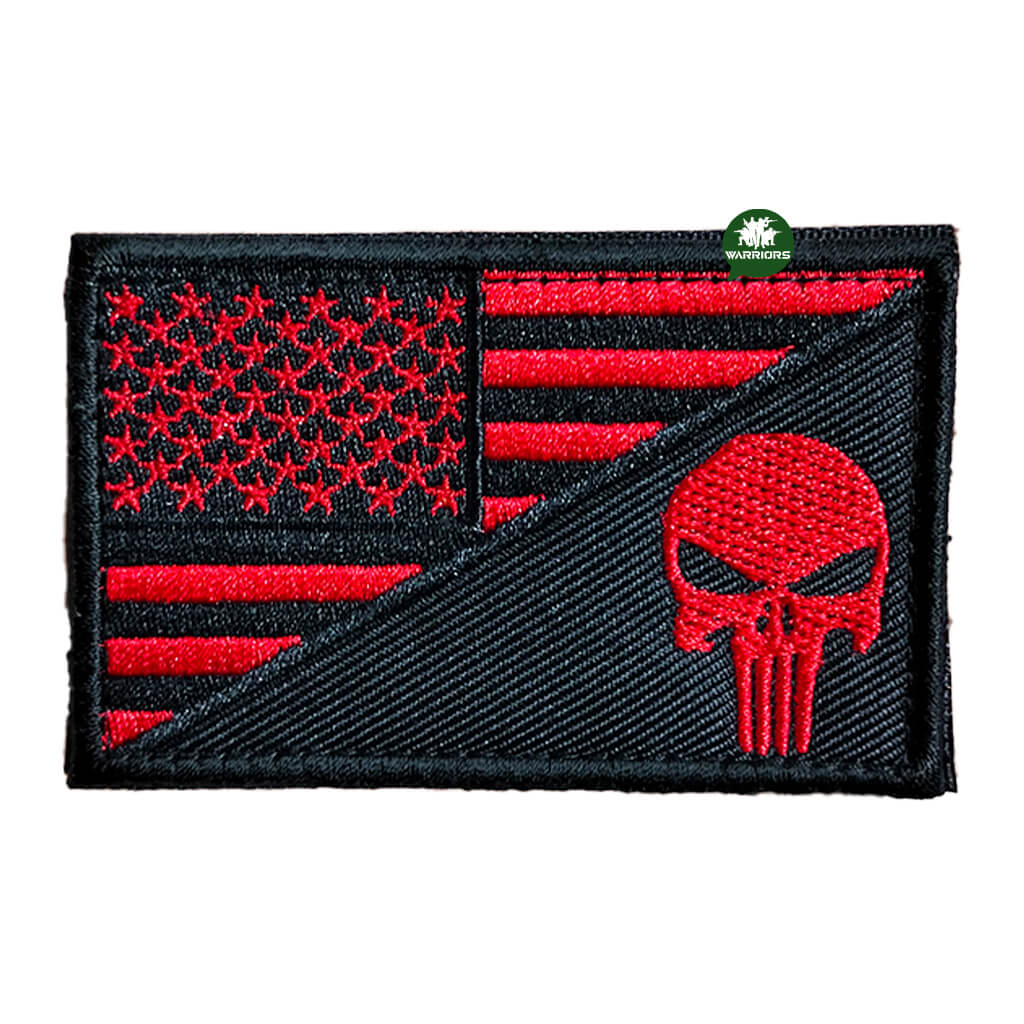 Parche Punisher y Escudo US