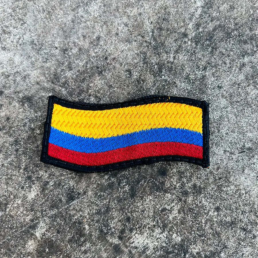 Parche Bandera Colombia Ondulada