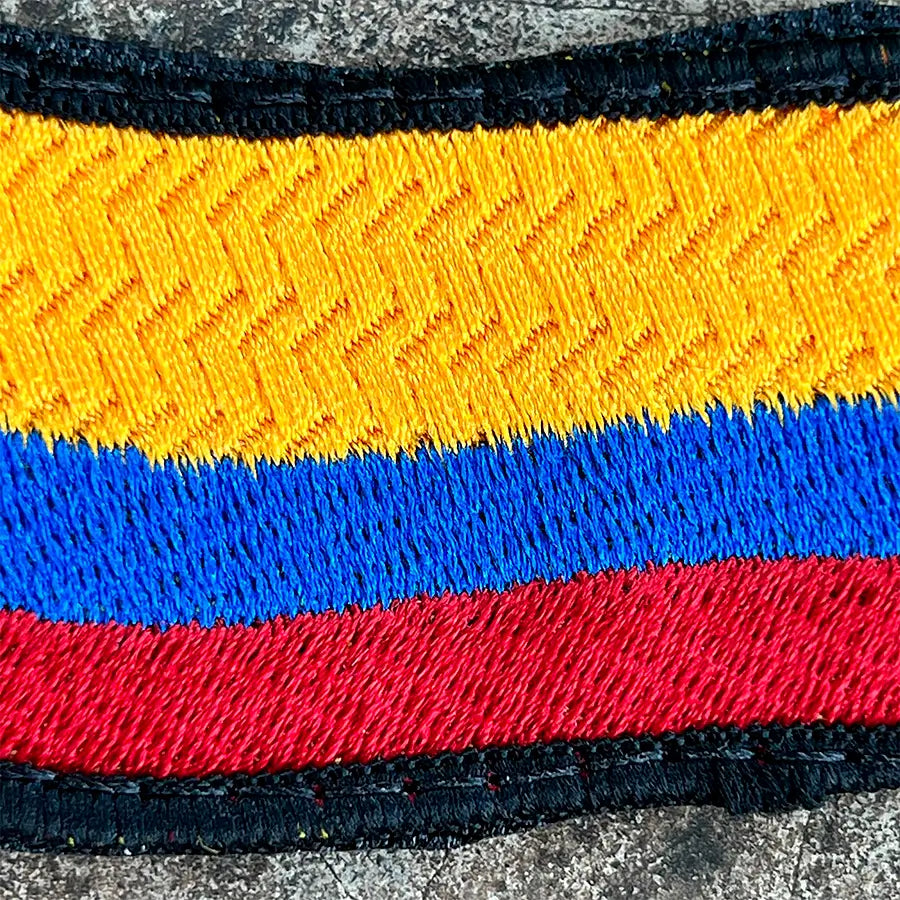 Parche Bandera Colombia Ondulada