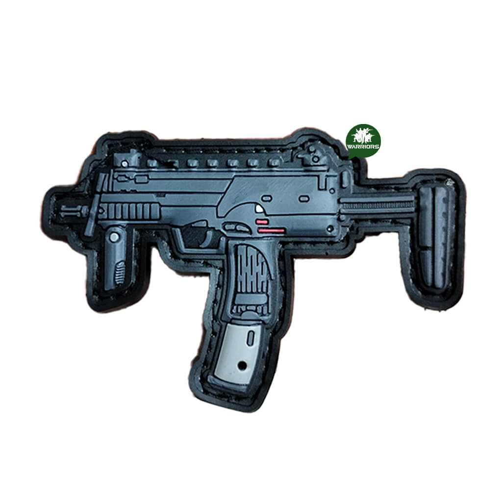 Parche uzi pvc gris