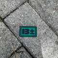 Parche RH B+ VERDE R2