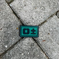 Parche RH O+ VERDE R2