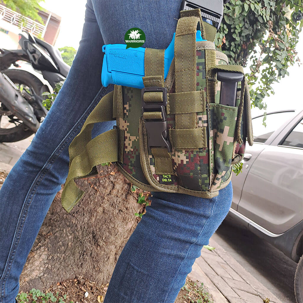 Piernera Porta Pistola Doble