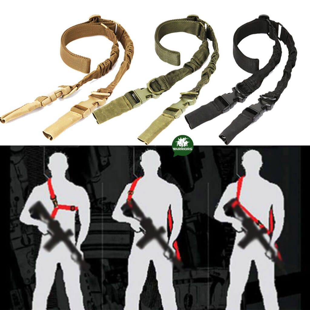 Porta Fusil 2 Puntos Fino Kaki