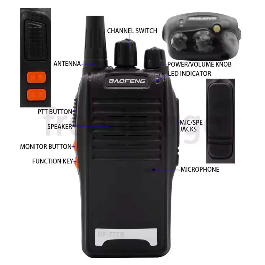 Radio Baofeng BF-777S Pack X2
