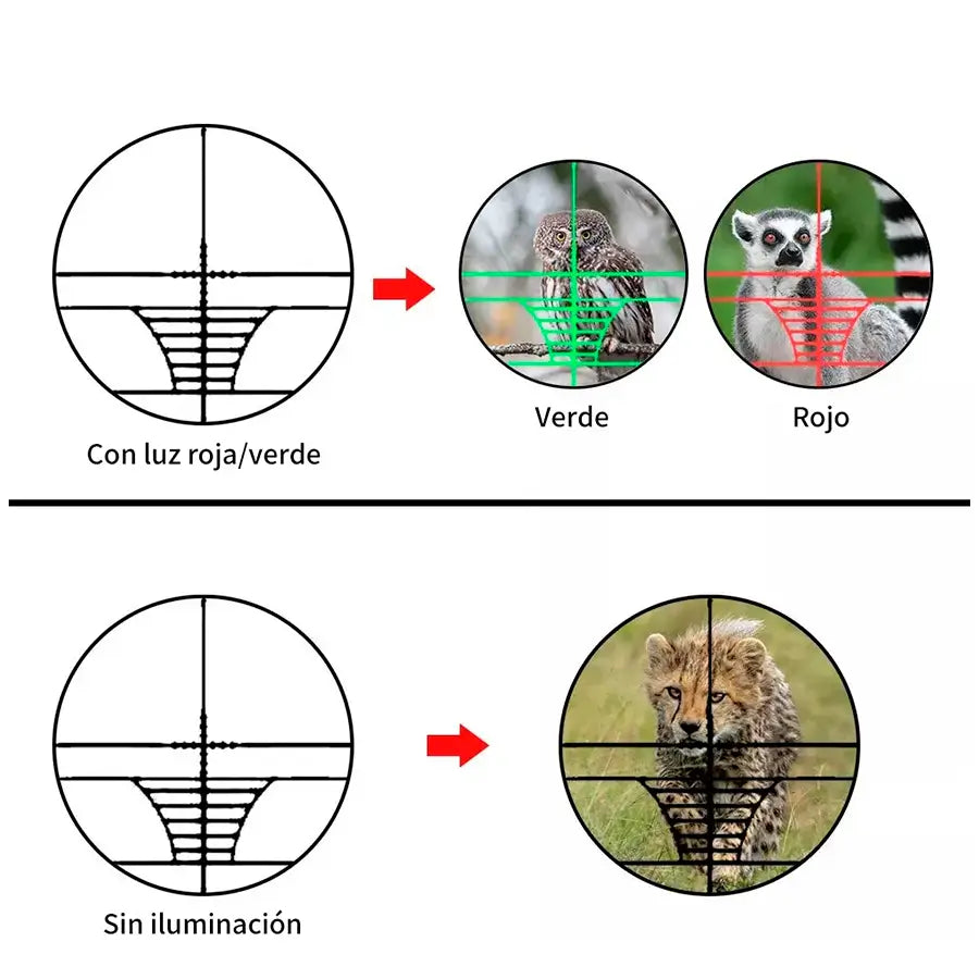 Mira 4X32 EG Monturas
