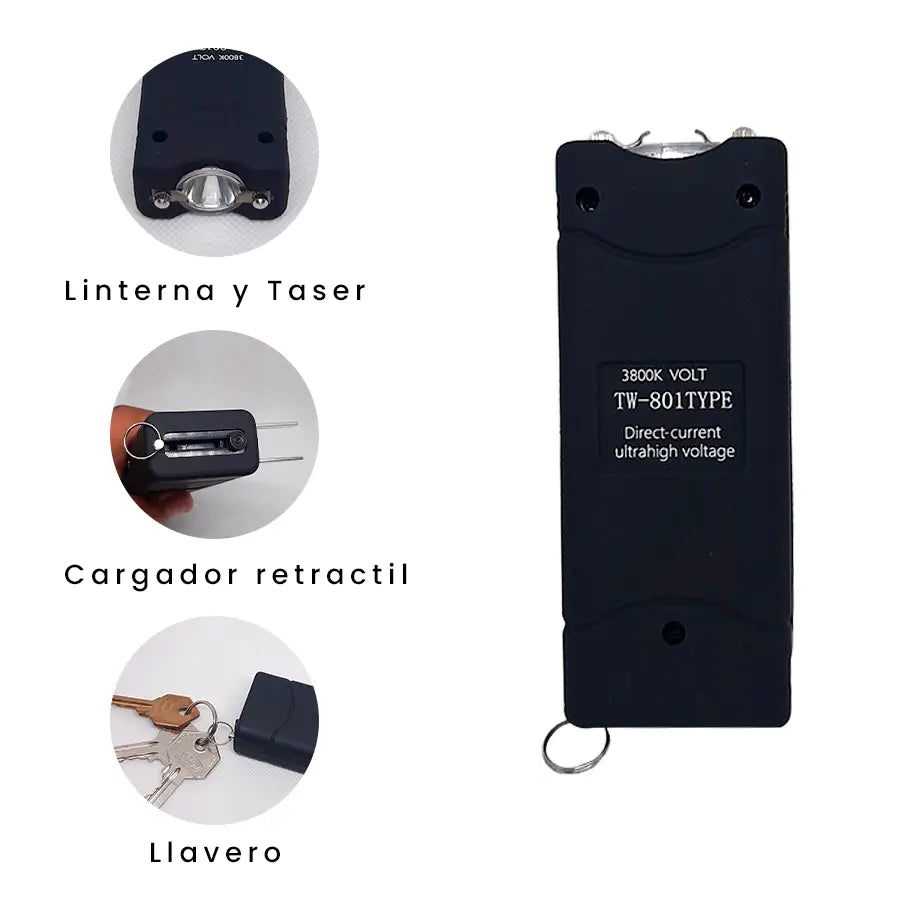 Taser Potente Pequeño TW-801