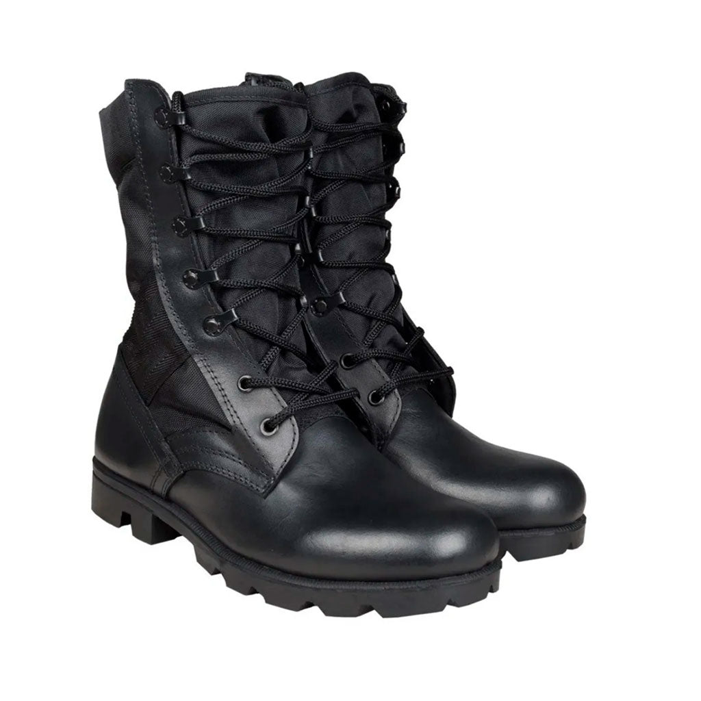 Bota Lona Jungla Caña Alta Negro