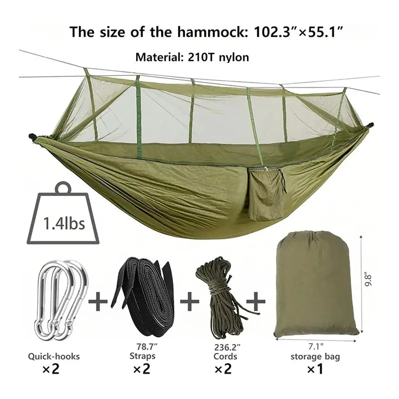 Hamaca Toldillo Verde