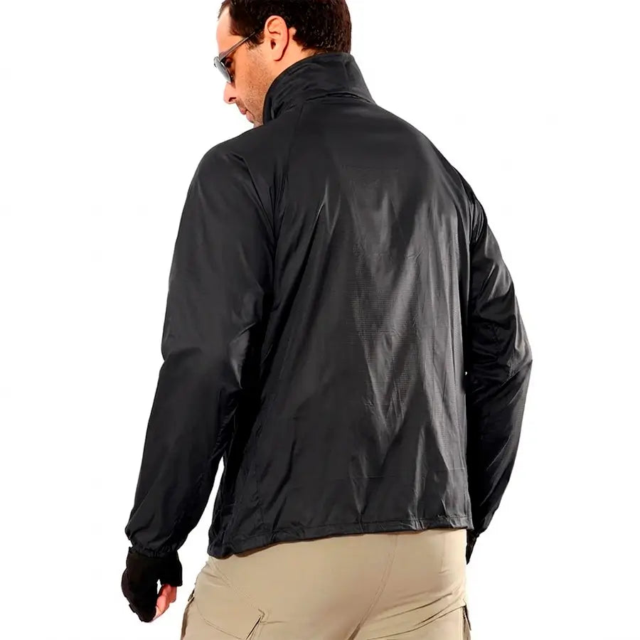 Chaqueta Rompe Viento Negro