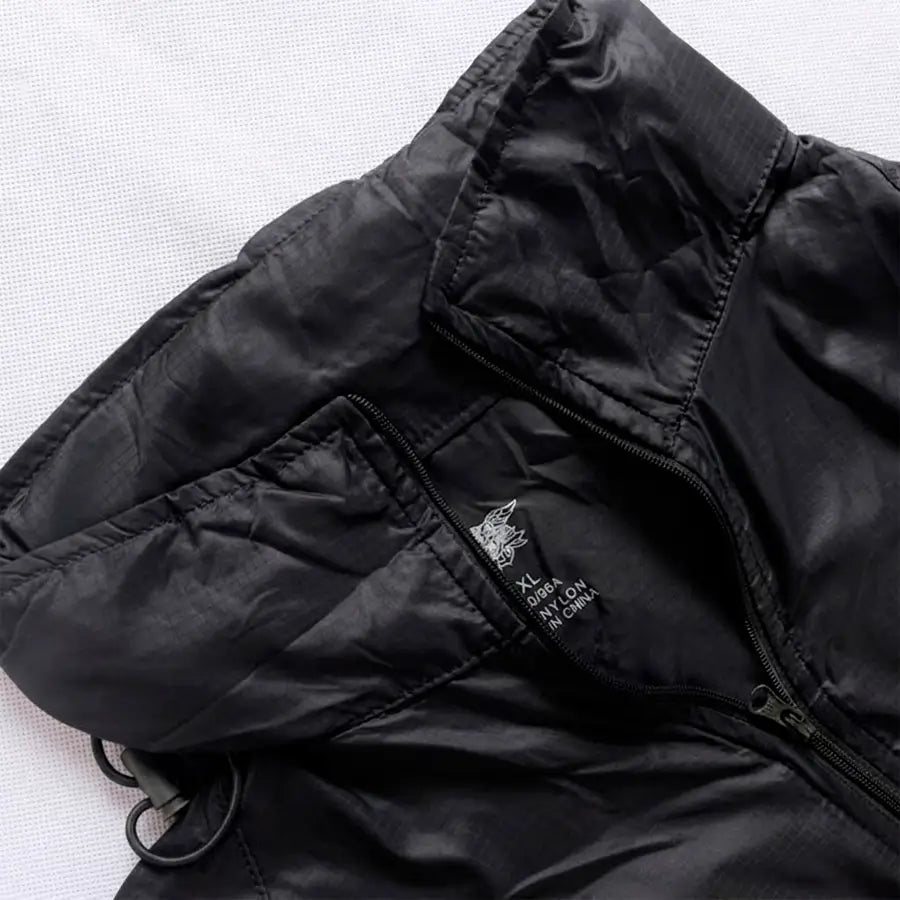 Chaqueta Rompe Viento Negro
