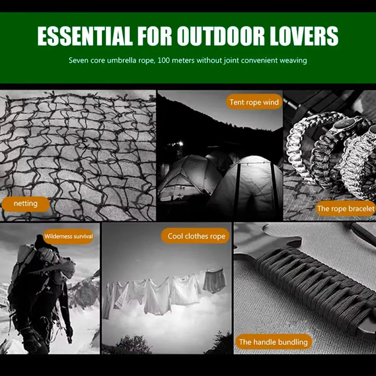 Cuerda Paracord Coyote (M19)
