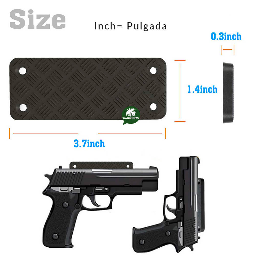 Soporte magnético para pistola oculta iman para mesa