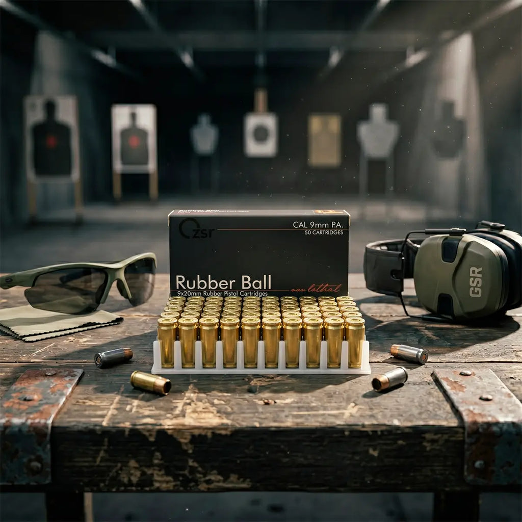 Municion Traumatica Rubber Ball Original 9mm