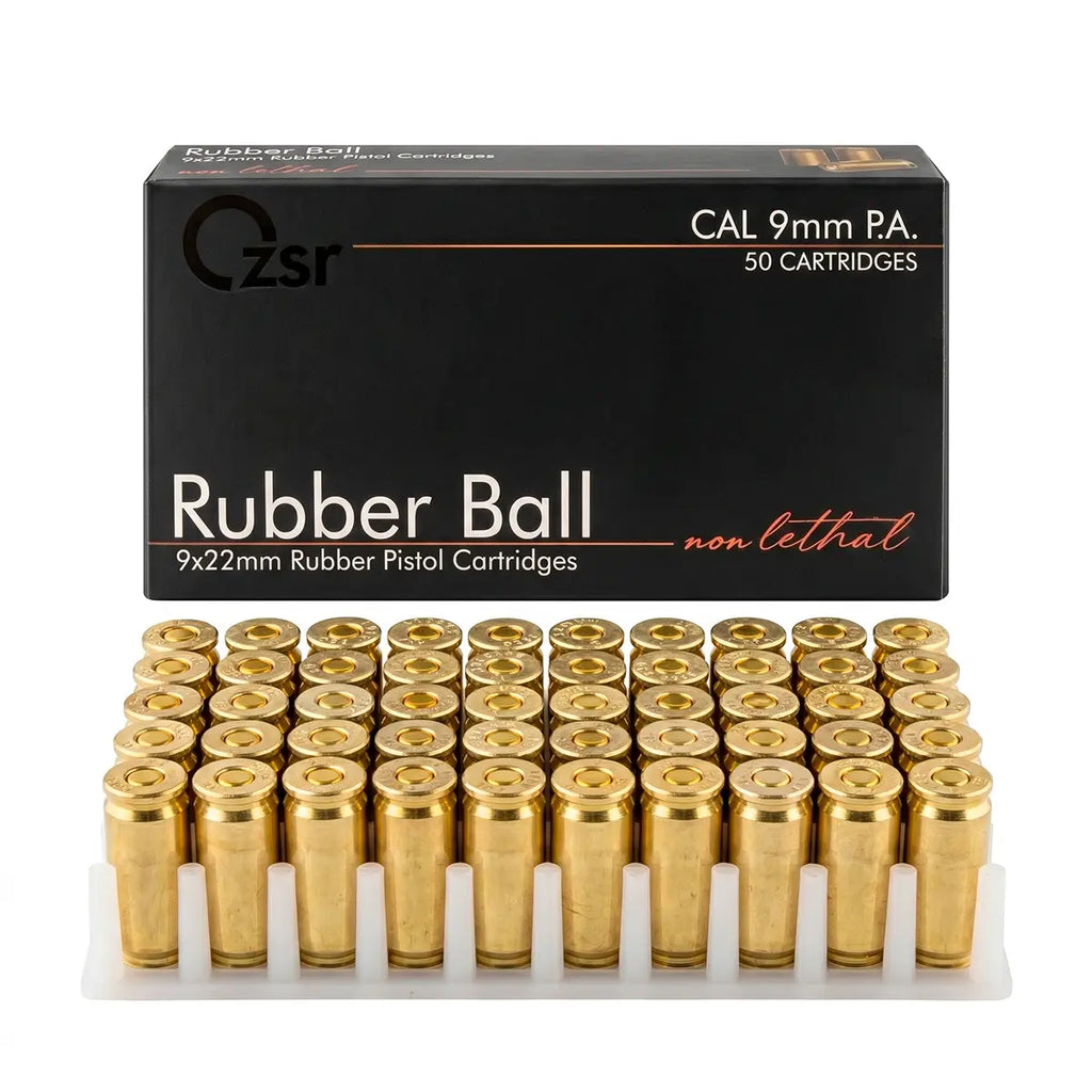 Municion Traumatica Rubber Ball Original 9mm