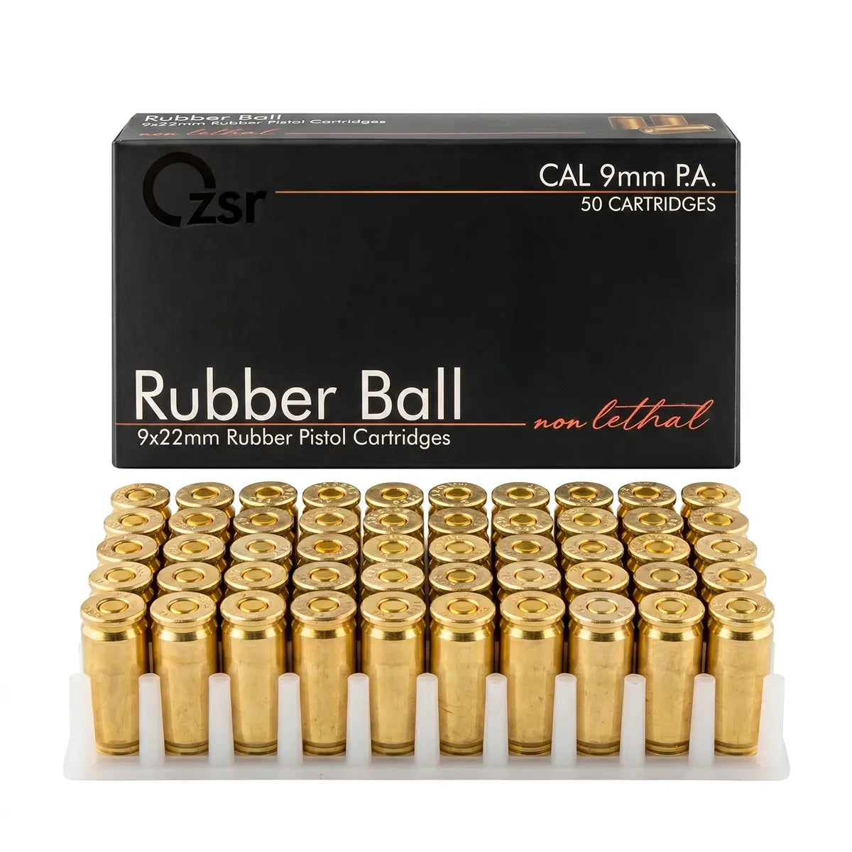 Municion Traumatica Rubber Ball Original 9mm