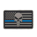 Parche Calavera y Bandera PVC