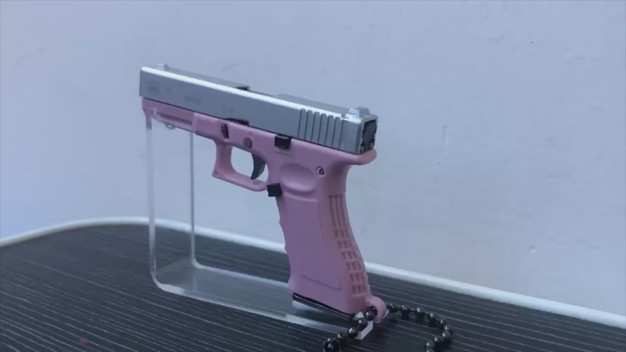 Llavero Pistola Retractil 555-4 Verde