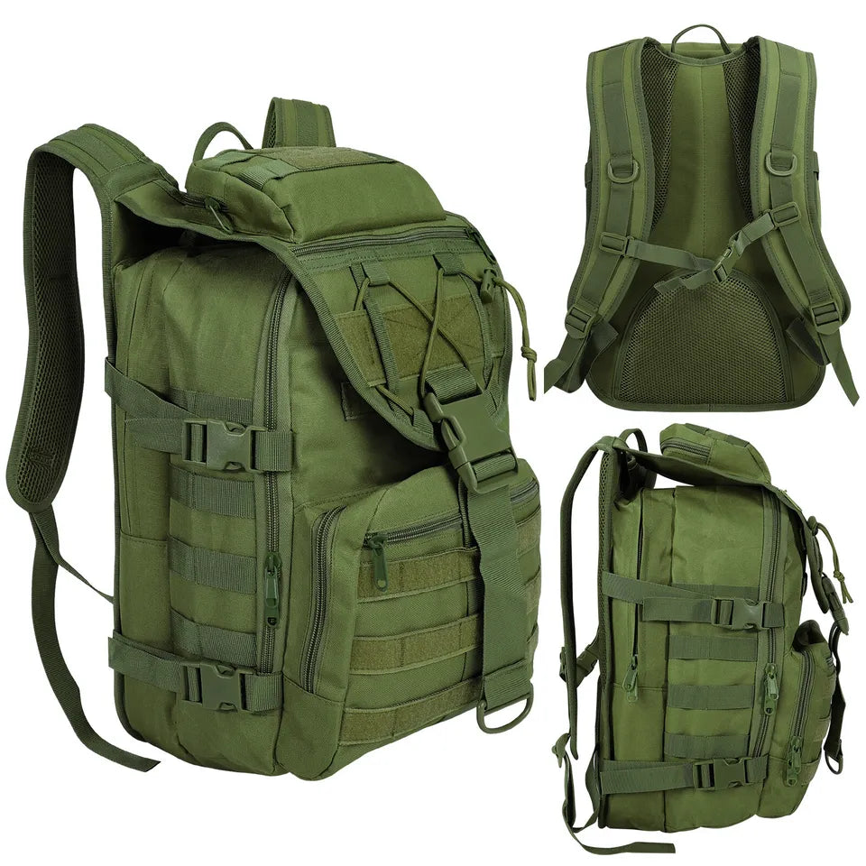 Morral Táctico Casco Solapa 50 Litros