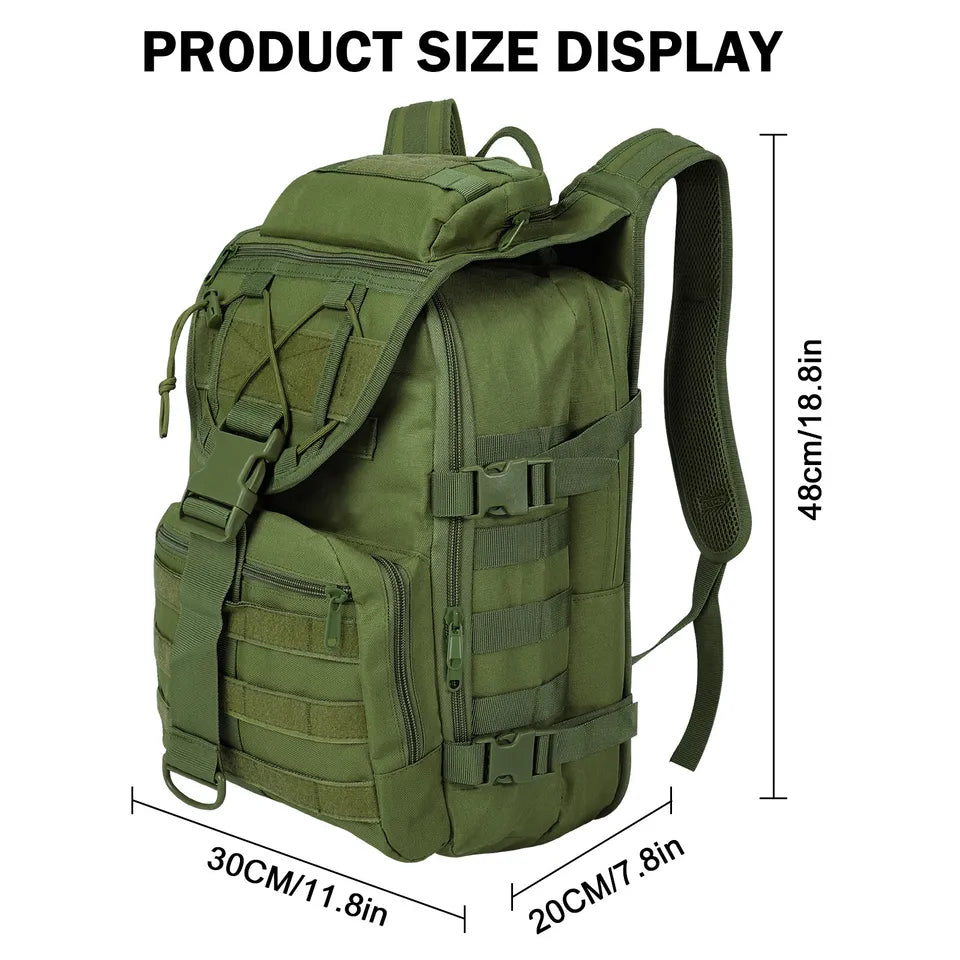 Morral Táctico Casco Solapa 50 Litros