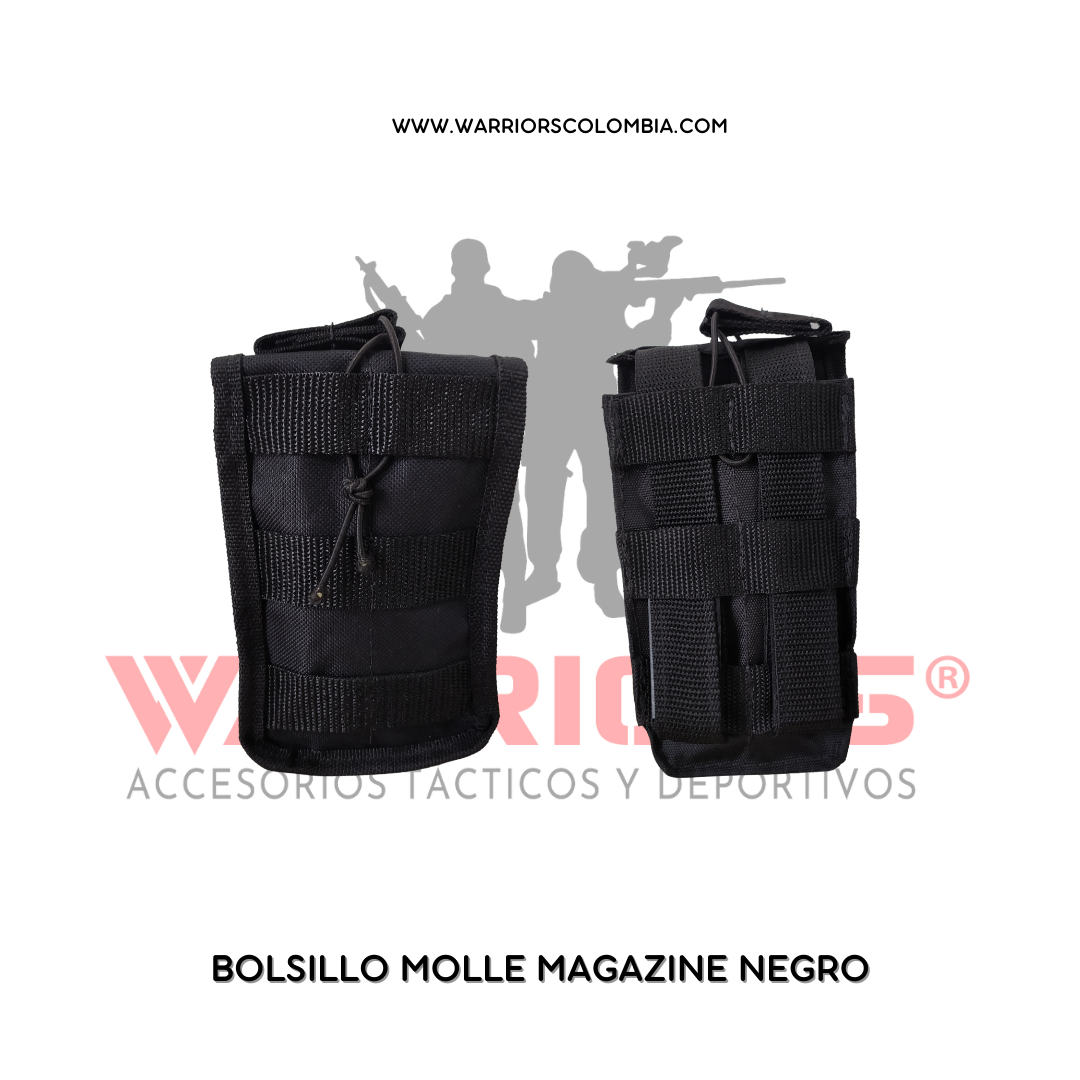 BOLSILLO MOLLE MAGAZINE NEGRO