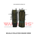 BOLSILLO MOLLE PODS GRANDE VERDE
