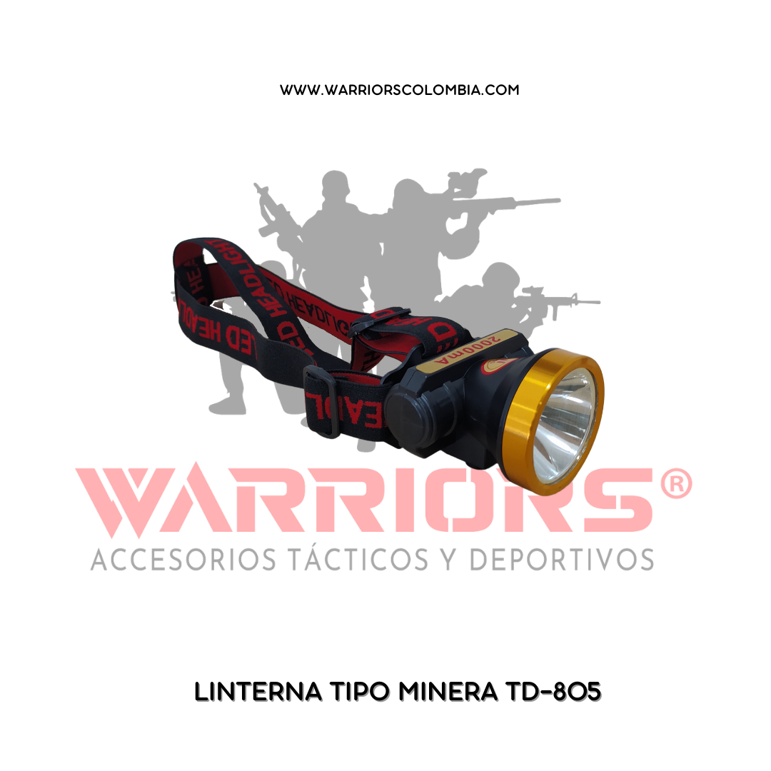 LINTERNA TIPO MINERA TD-805
