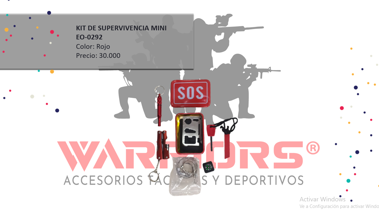 kit Supervivencia Mini SOS