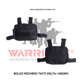 BOLSO PECHERO TACTI DELTA / NEGRO