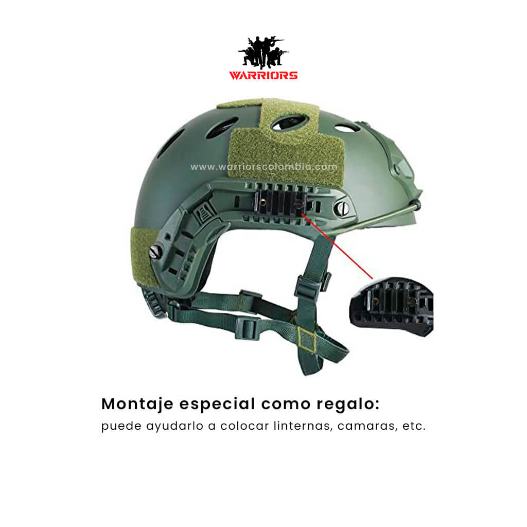 Casco Tactico con Perilla Ajustable