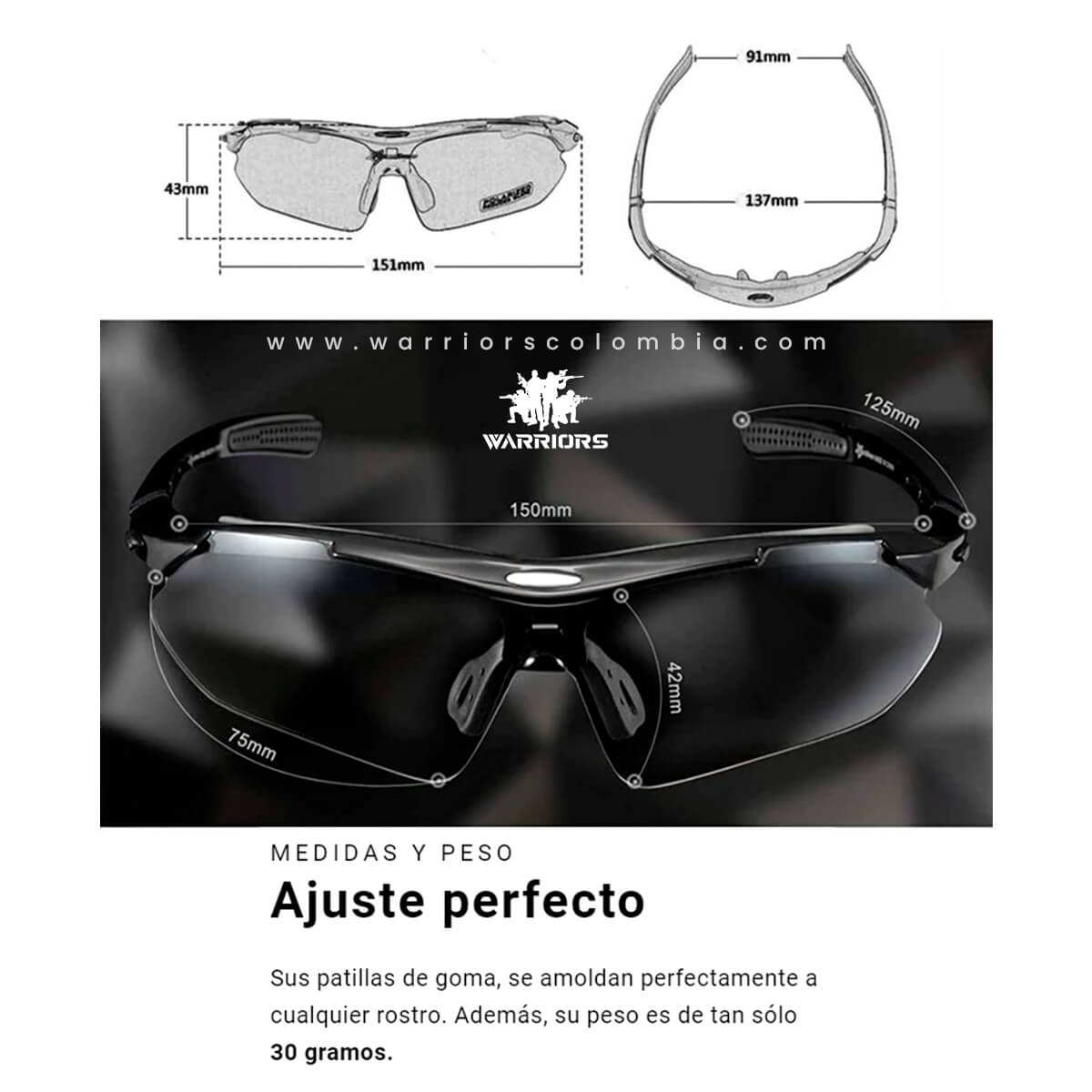Gafas Tacticas Tipo Oakley