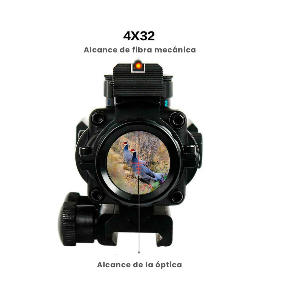 Mira Telescopica Tipo Compact Scope 4x32