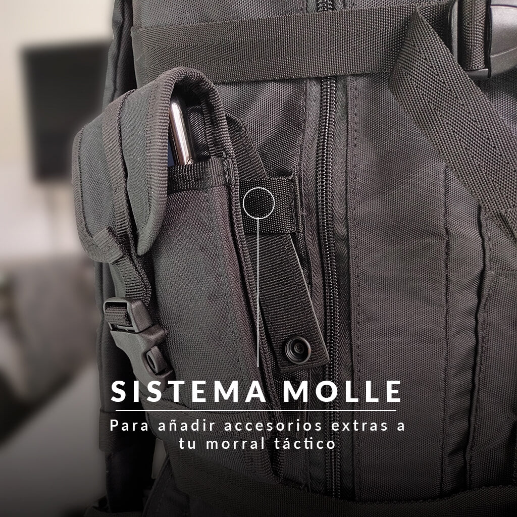 Morral Táctico Nacional 40 Litros - Molle