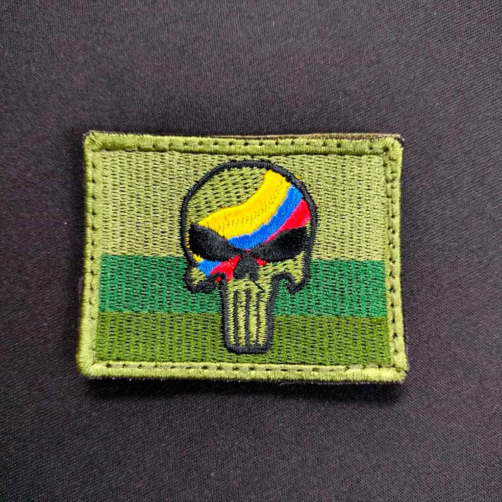 Parche punisher bandera colombia