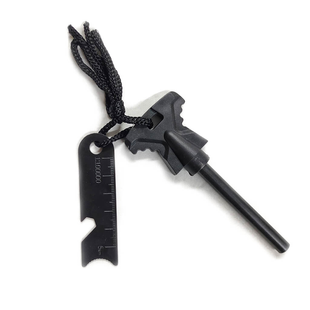 Pedernal Con Regla Negro