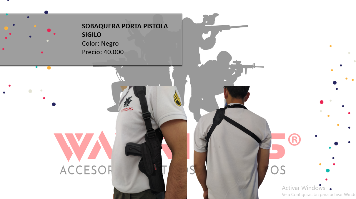 Sobaquera Universal Pistola Sigilo