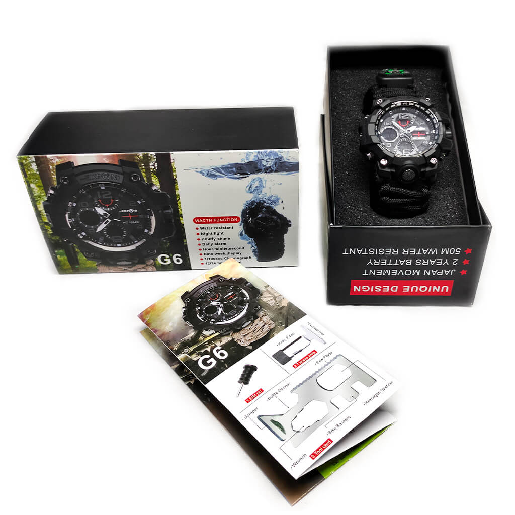 Reloj de supervivencia G6 Táctico